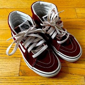 Kids size 13 Vans Hi Top